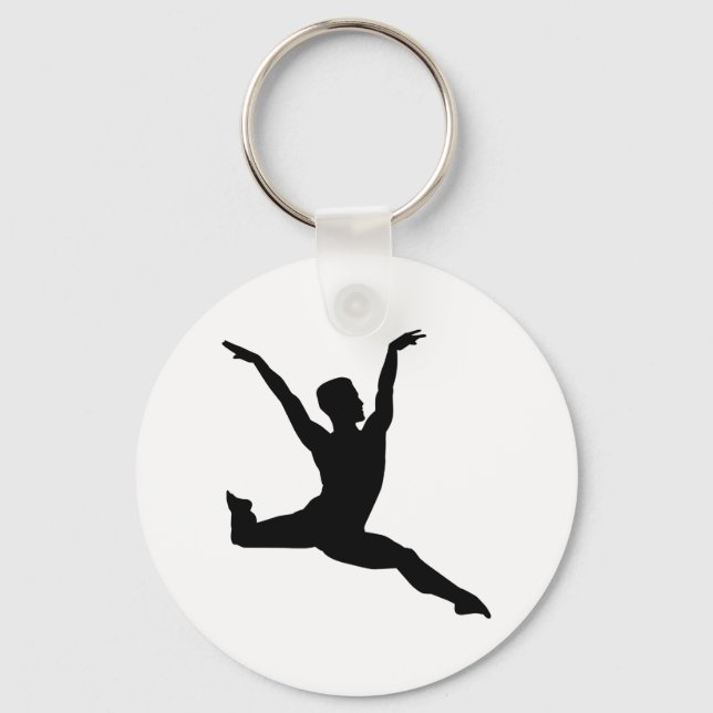 Ballet man key ring (Front)