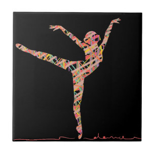Ballet modern dancer tile