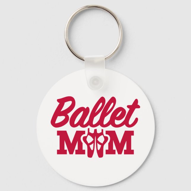 Ballet mum key ring (Front)