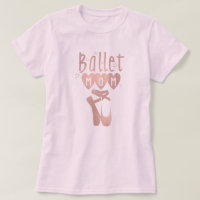 Ballet Mum Pink Rose Gold Stars & Hearts