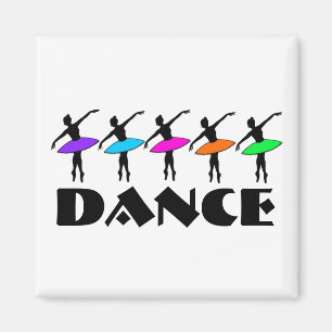 Ballet Neon Ballerinas Dance Teacher Dancer Magnet