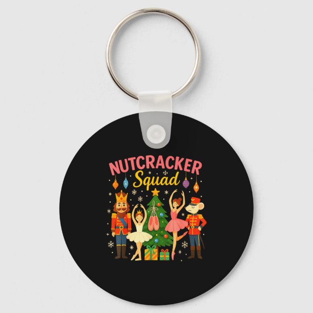 Ballet Nutcracker Squad Christmas Costume For Kids Key Ring (Front)
