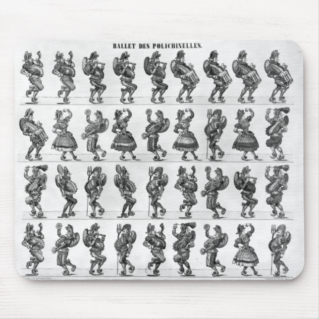 Ballet of the Polichinelles Mouse Mat (Front)