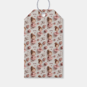 Ballet Party in Blush and Ballet Pink Gift Tags