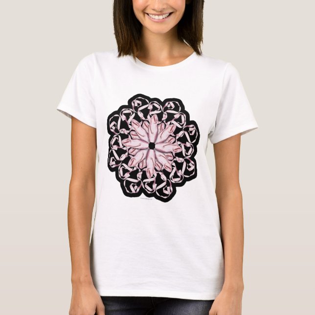 Ballet Pattern (pink) T-Shirt (Front)