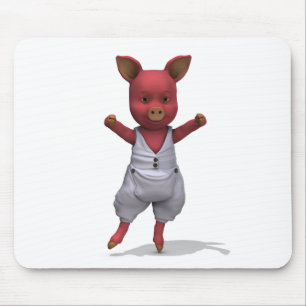 Ballet Pig En Pointe Mouse Mat