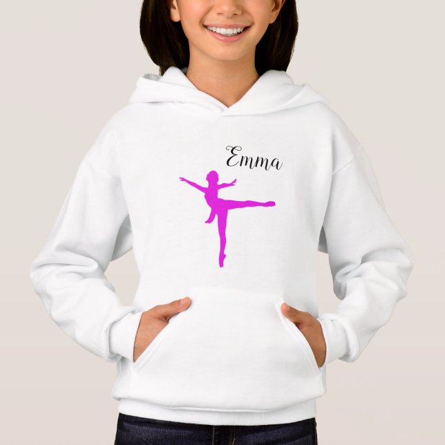 Ballet Pink Add Name Personalized Girl  (Front)