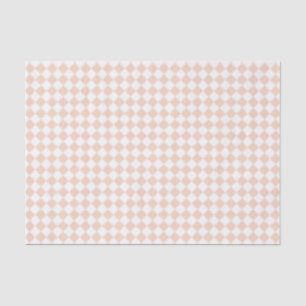 Ballet Pink Diamond Check Tissue Paper