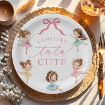 Ballet Pink Girls Bow Tutu Ballerina 1st Birthday