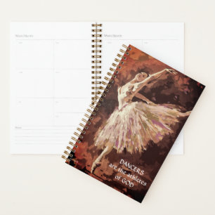 Ballet planner with originl art painting