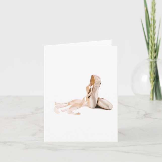Ballet Pointe Shoes Cards (Front)