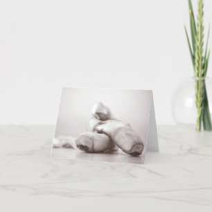 Ballet Pointe Shoes on Dance Floor Template