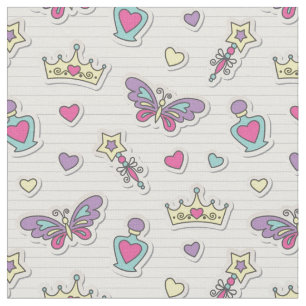ballet princess pattern fabric