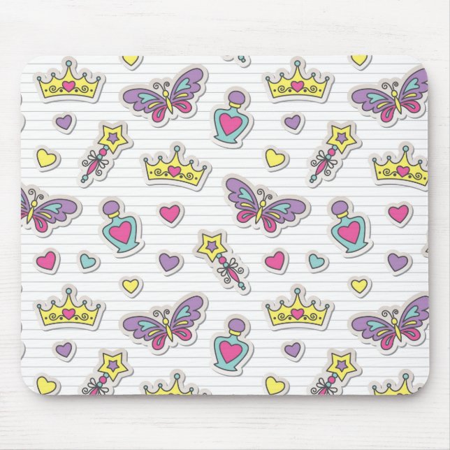 ballet princess pattern mouse mat (Front)