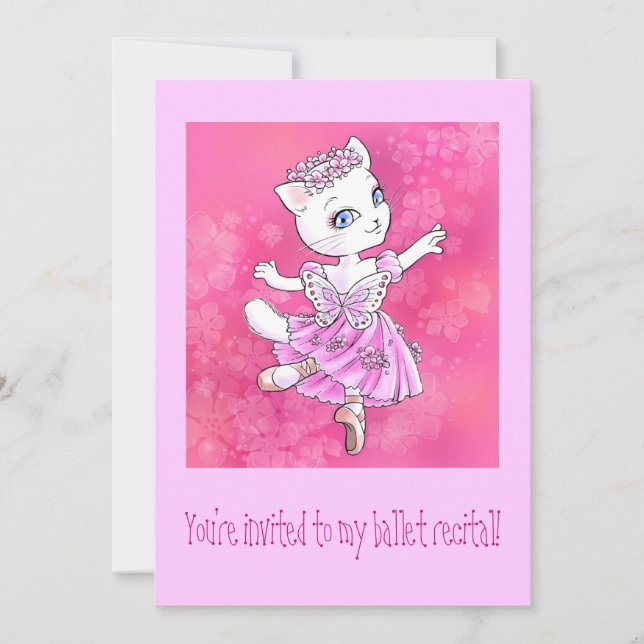 Ballet Recital Invitation (Front)