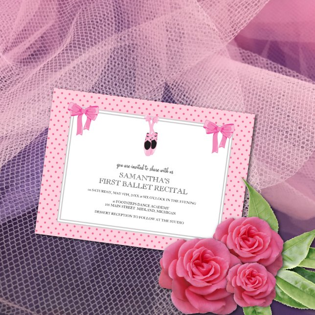 Ballet Recital Invitations (Creator Uploaded)