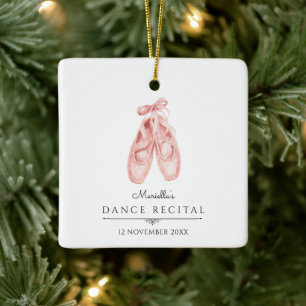 Ballet Recital Keepsake  Ceramic Ornament
