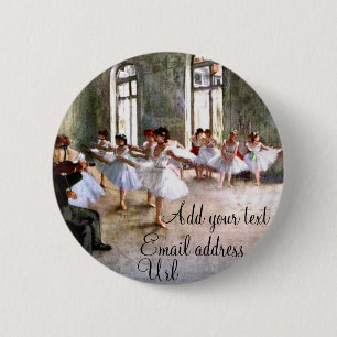 Ballet Rehearsal 6 Cm Round Badge