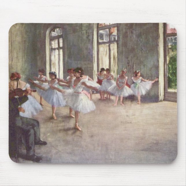 Ballet Rehearsal by Degas Mouse Mat (Front)
