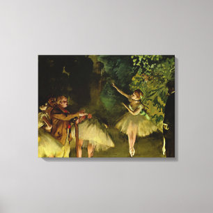 Ballet Rehearsal - Edgar Degas - 1875 Canvas Print