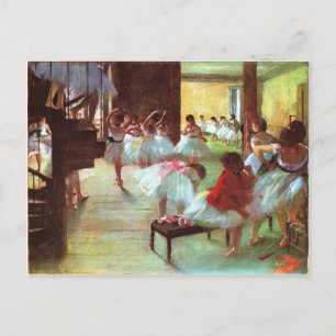 Ballet Rehearsal - Edgar Degas - 1880 Postcard