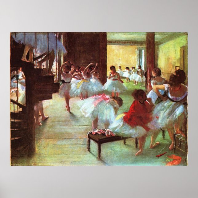 Ballet Rehearsal - Edgar Degas - 1880 Poster (Front)