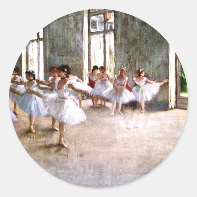 Ballet Rehearsal Stickers (Front)
