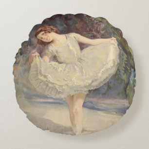 Ballet Round Cushion