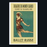 Ballet Russe de Monte Carlo 1911 Paris France Poster<br><div class="desc">Ballet Russe de Monte Carlo 1911 Paris France Vintage Advertising Poster by Jean Cocteau Vintage Travel Posters, vintage travel poster art, retro travel poster, travel wall art, vintage travel print, classic travel illustration, retro tourism poster, old travel advertising art, travel poster decor, vintage destination poster, retro wall art print, travel...</div>