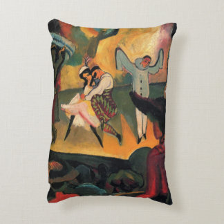 Ballet Russes, Russian Ballet by August Macke Decorative Cushion