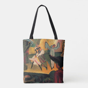 Ballet Russes, Russian Ballet by August Macke Tote Bag