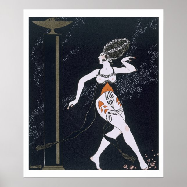 Ballet scene with Tamara Karsavina (1885-1978) 191 Poster (Front)