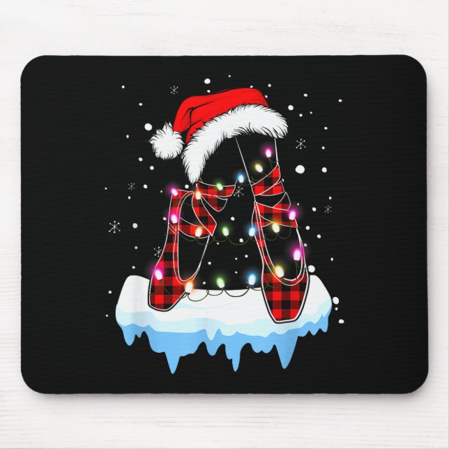 Ballet Scute Ss Cute Sss Christmas Lights Santa Ba Mouse Mat (Front)