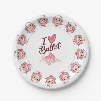 Ballet Sheep Paper Plate