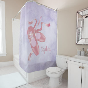 Ballet Shoes Design Shower Curtain