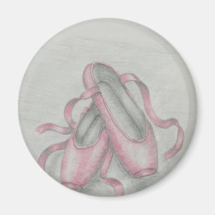 ballet shoes magnet