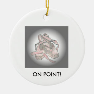 Ballet Shoes Ornament ON POINT!
