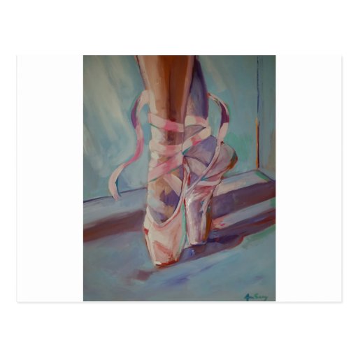 Image of Ballet Shoes Postcard
