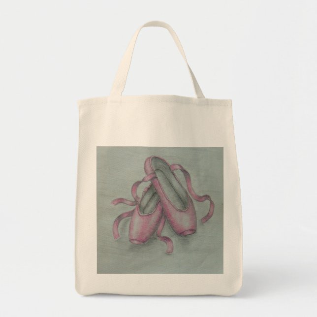 Ballet Shoes Tote Bag (Front)