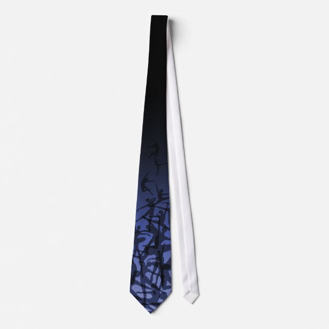 Ballet Silhouette Tie (sapphire) (Front)