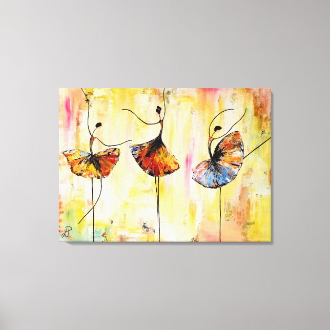 Ballet Sinfonietta Canvas Print (Front)