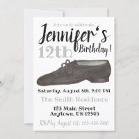 Ballet Slipper Dance Shoe Birthday Party Recital