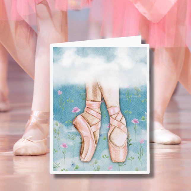 Ballet Slippers Note Card (Creator Uploaded)