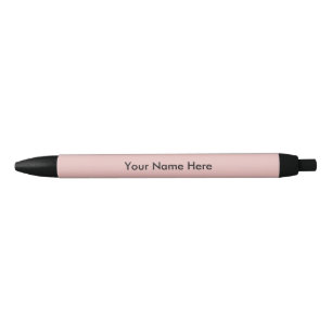 Ballet Slippers Pink Color with Customizable Name Black Ink Pen
