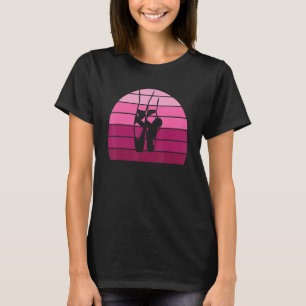 Ballet Slippers Pink Sunset Ballerina Love To Danc T-Shirt