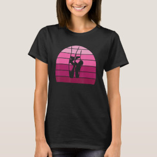 Ballet Slippers Pink Sunset Ballerina Love To Danc T-Shirt