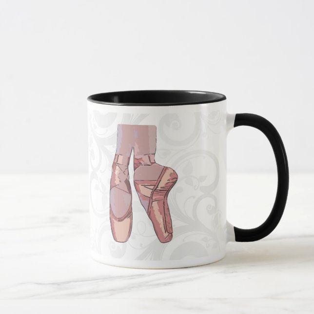 Ballet Slippers Toe Shoes Mug (Right)