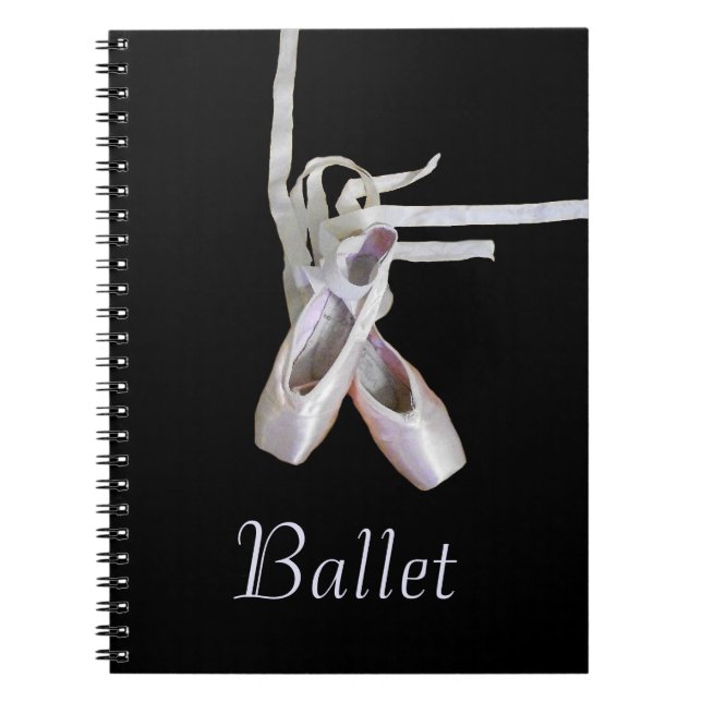 'Ballet' Spiral Notebook/Journal Notebook (Front)