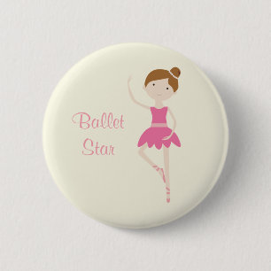 Ballet Star Ballerina 1 Button