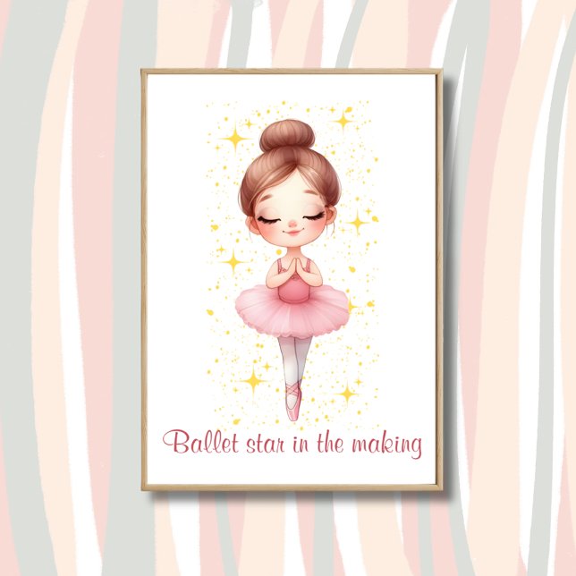 Ballet Star Girl's  Poster (Creator Uploaded)